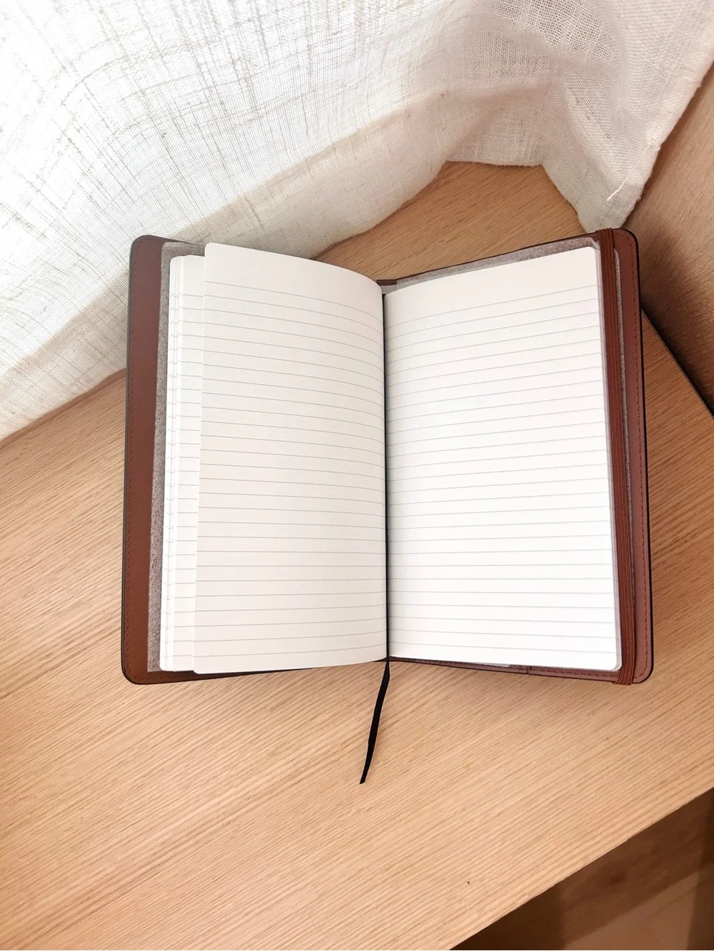 NWT📒Michael Kors Medium Notebook Journal Brown Signature Logo School Work Gift